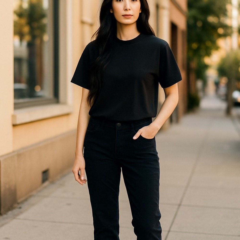 KUT From the Kloth Diana Skinny Corduroy Pants Stretch Black Plus Size 22W‎